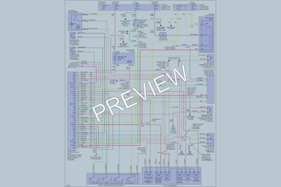 2000 Ford E350 Super Duty Transmission wiring diagram preview