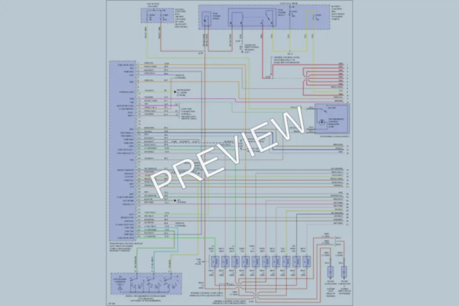 2000 Ford E450Econoline Engine Performance wiring diagram preview
