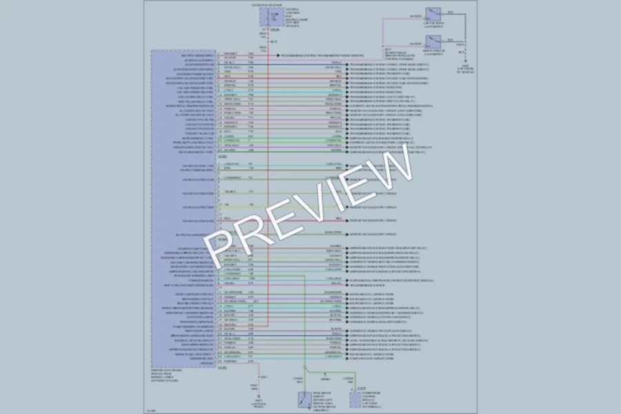 2000 Ford Excursion Body Control Modules wiring diagram preview