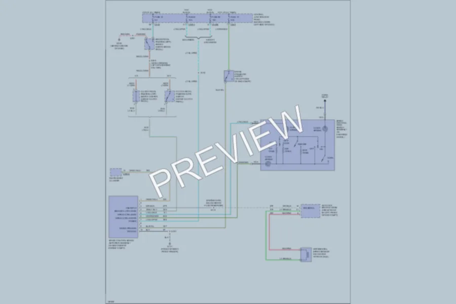 2000 Ford Excursion Cruise Control wiring diagram preview