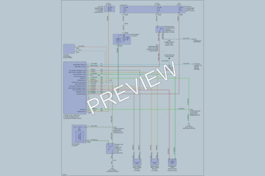 2000 Ford Expedition Anti Lock Brakes wiring diagram preview