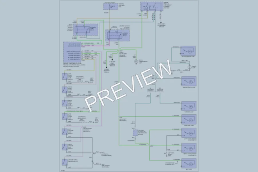 2000 Ford Explorer Interior Lights wiring diagram preview