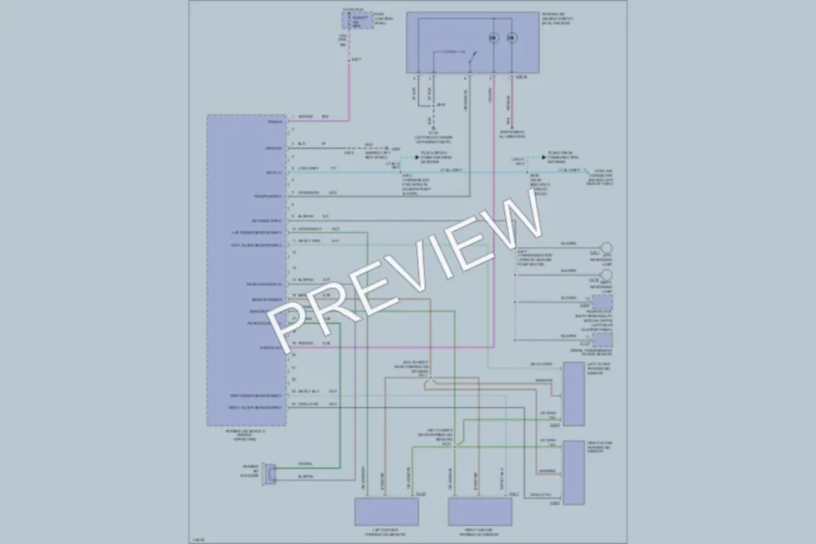 2000 Ford Explorer Navigation wiring diagram preview