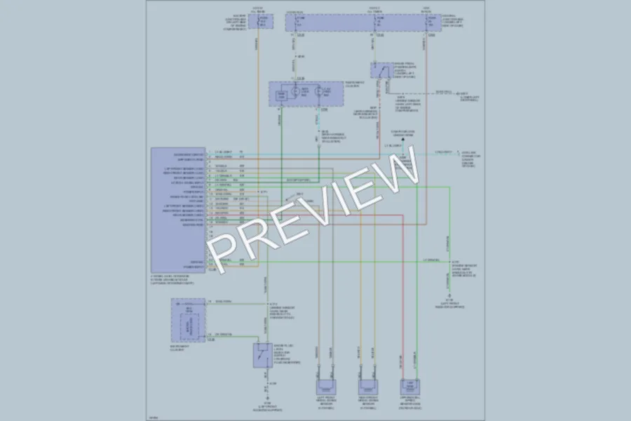 2000 Ford F150 Anti Lock Brakes wiring diagram preview