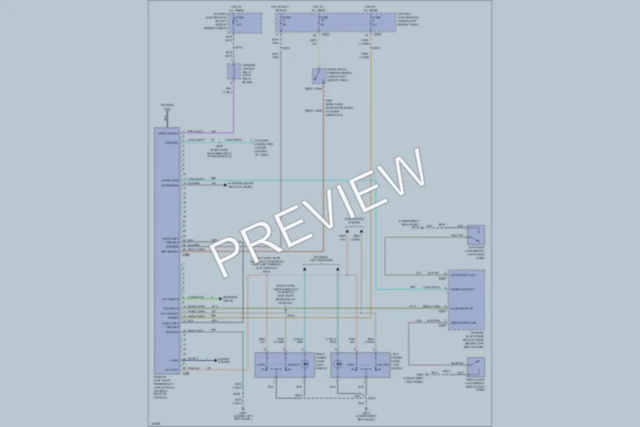 2000 Ford F150 Anti Theft wiring diagram preview