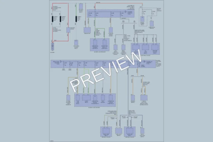 2000 Ford F150 Power Distribution wiring diagram preview