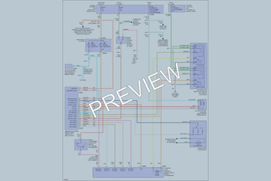 2000 Ford F350 Super Duty Transmission wiring diagram preview