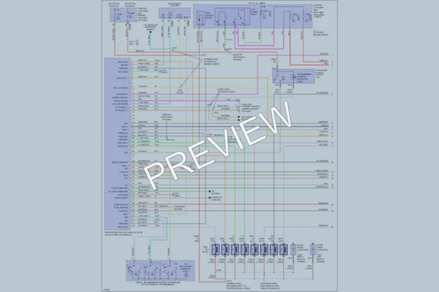 2000 Ford F350 Super Duty Engine Performance wiring diagram preview