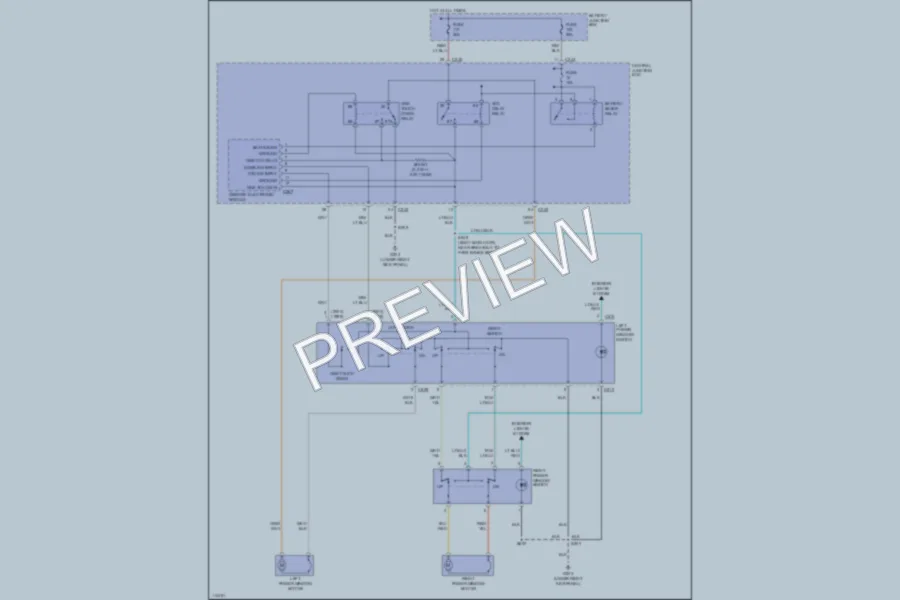 2000 Ford F150 Power Windows wiring diagram preview