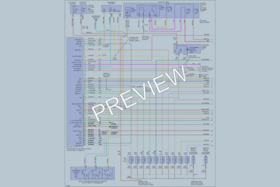 2000 Ford F450ChsCab Engine Performance wiring diagram preview
