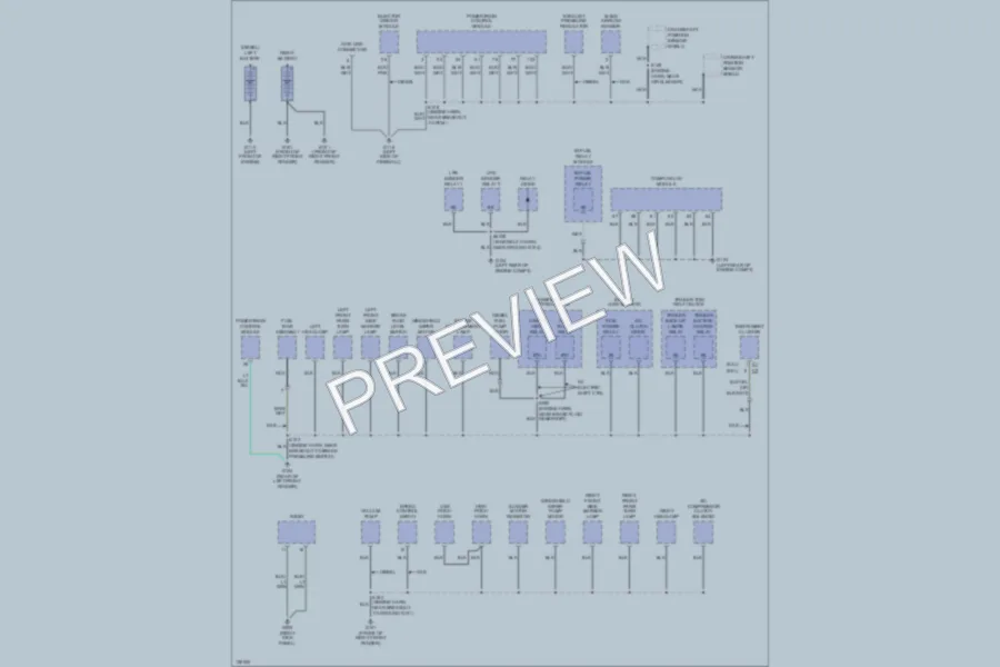 2000 Ford F450ChsCab Ground Distribution wiring diagram preview