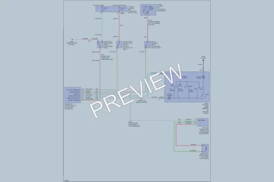 2000 Ford F550ChsCab Cruise Control wiring diagram preview