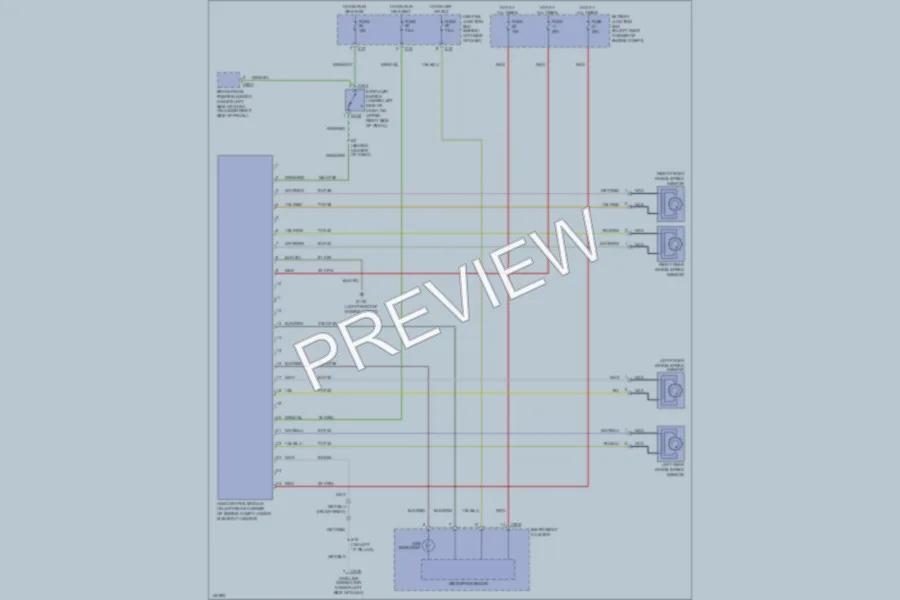 2000 Ford Focus Anti Lock Brakes wiring diagram preview