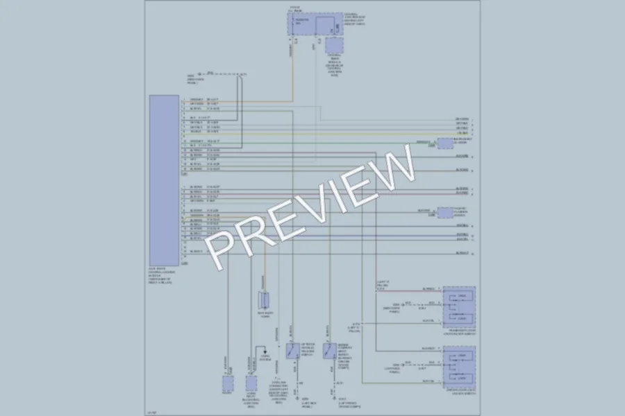 2000 Ford Focus Anti Theft wiring diagram preview