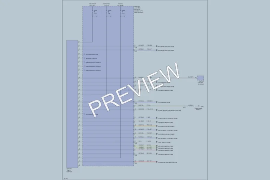 2000 Ford Focus Body Computer wiring diagram preview