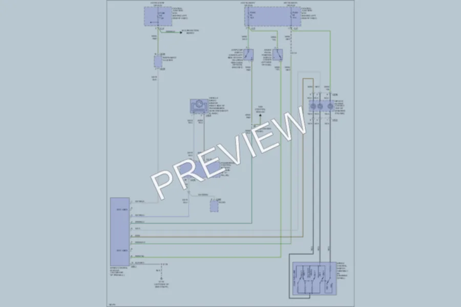 2000 Ford Focus Cruise Control wiring diagram preview