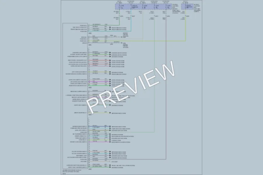 2000 Ford Mustang Body Computer wiring diagram preview
