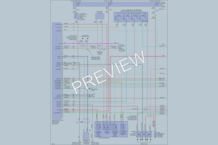 2000 Ford Mustang Engine Performance wiring diagram preview