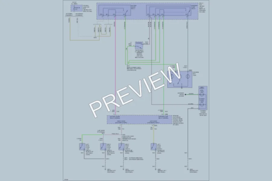 2000 Ford Ranger Interior Lights wiring diagram preview
