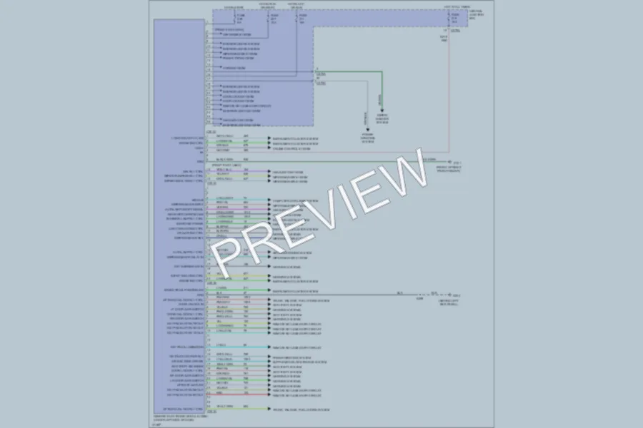 2000 Ford Taurus Body Computer wiring diagram preview