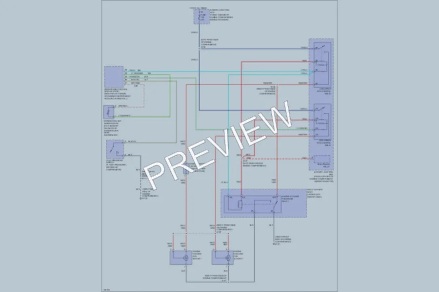 2000 Ford Taurus Cooling Fan wiring diagram preview