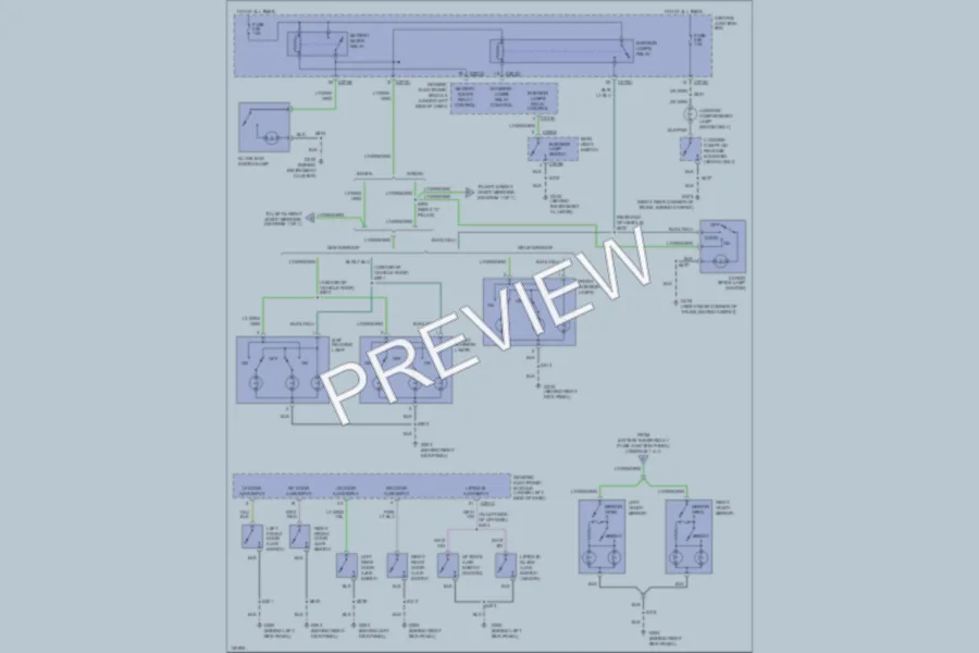 2000 Ford Taurus Interior Lights wiring diagram preview