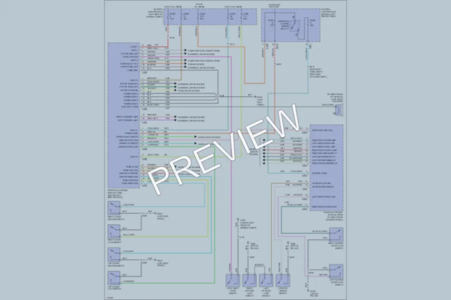 2000 Ford Windstar Anti Theft wiring diagram preview