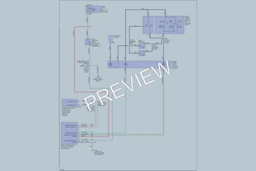 2000 Ford Windstar Cruise Control wiring diagram preview