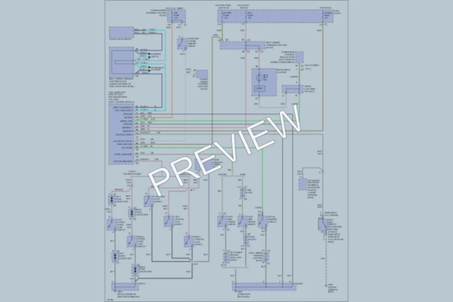 2000 GMC C1500 Warning Systems wiring diagram preview