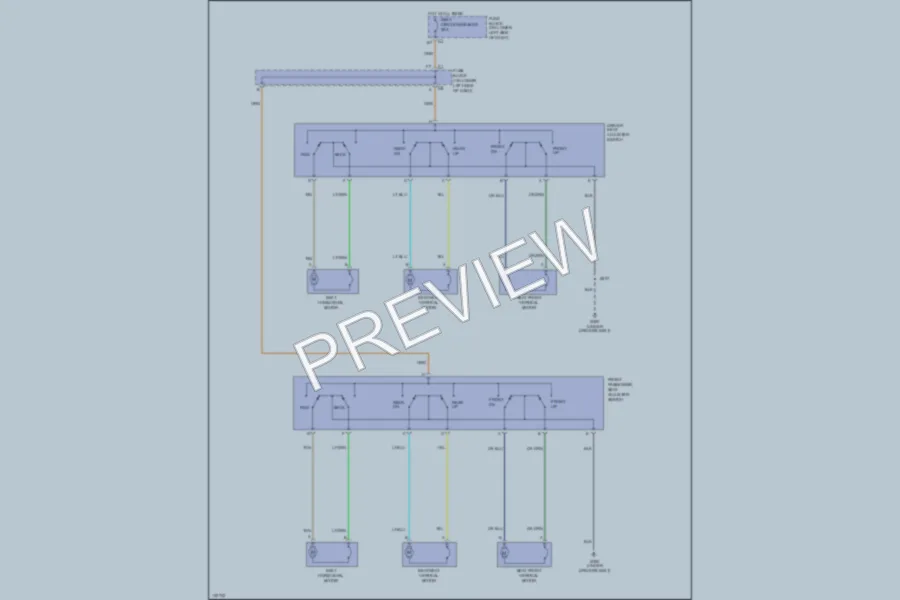 2000 GMC C2500YukonXL Power Seats wiring diagram preview