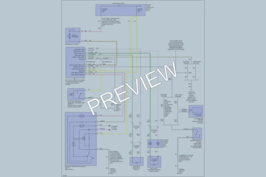 2000 GMC C2500 Supplemental Restraints wiring diagram preview