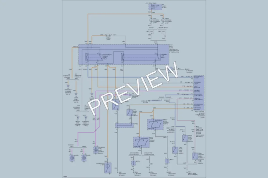 2000 GMC Envoy Interior Lights wiring diagram preview