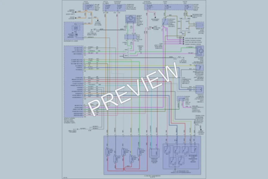 2000 GMC Envoy Transmission wiring diagram preview