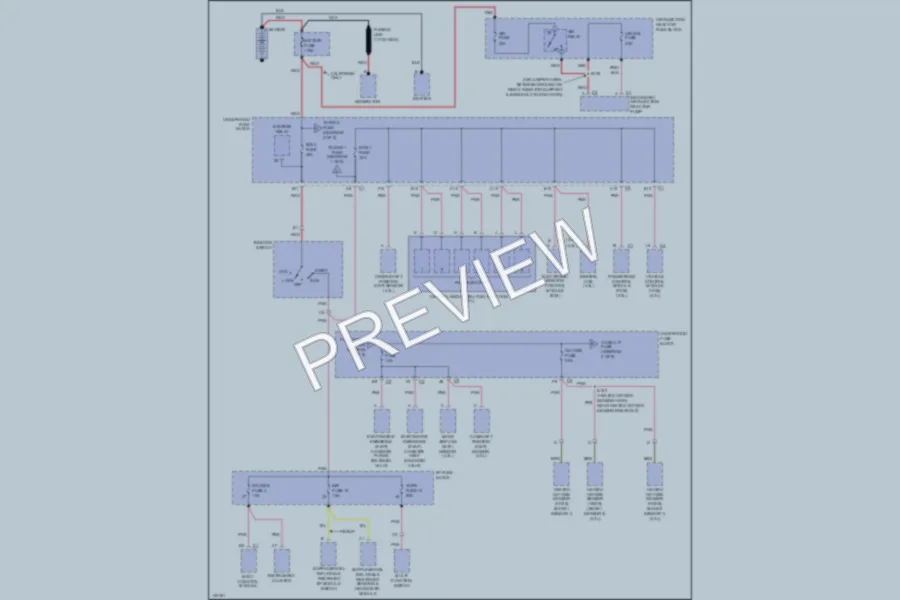 2000 GMC Jimmy Power Distribution wiring diagram preview
