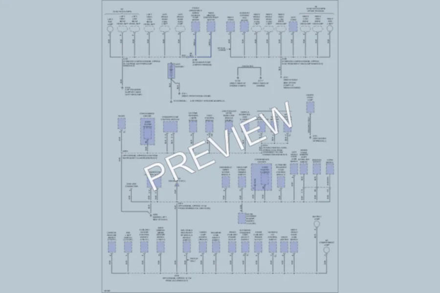 2000 GMC C3500 Ground Distribution wiring diagram preview