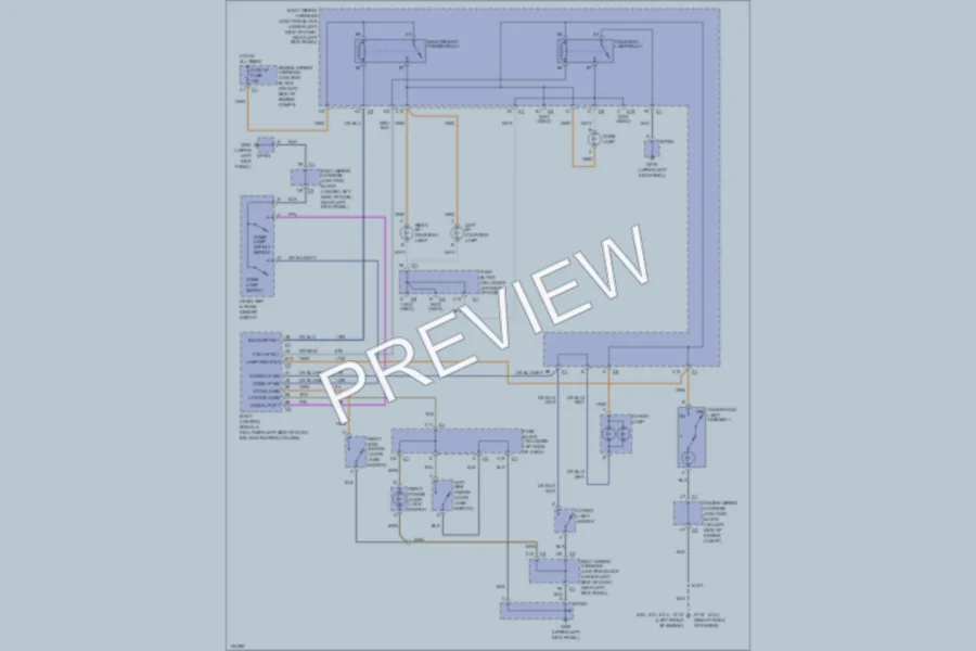 2000 GMC 2500 Interior Lights wiring diagram preview