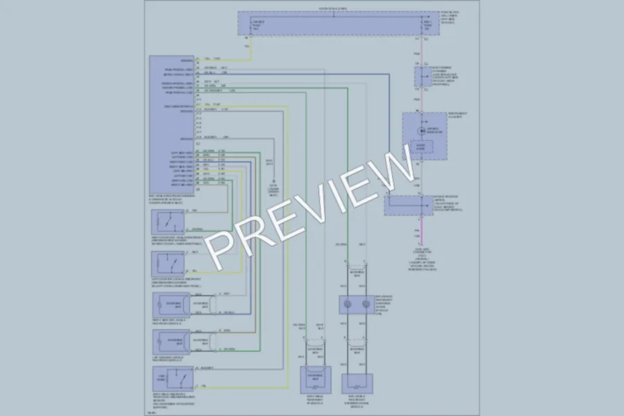 2000 GMC K2500 Supplemental Restraints wiring diagram preview