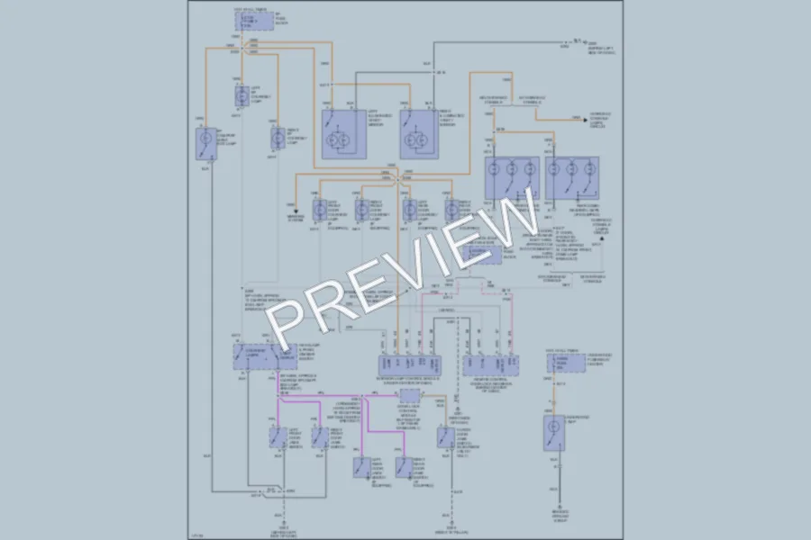 2000 GMC C3500 Interior Lights wiring diagram preview