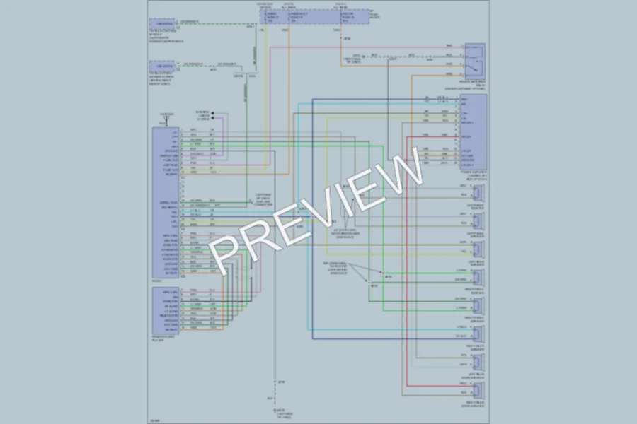 2000 GMC C3500 Radio wiring diagram preview