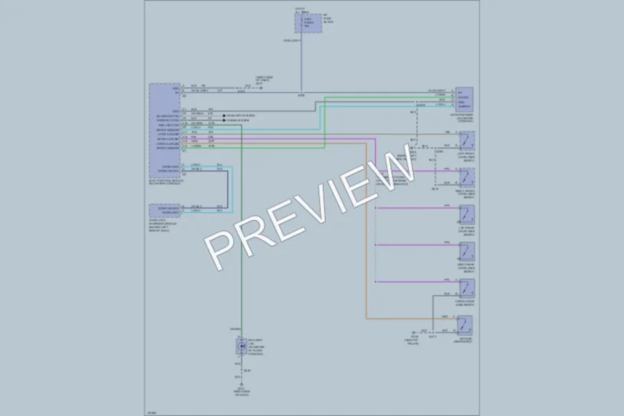 2000 GMC C2500 Anti Theft wiring diagram preview