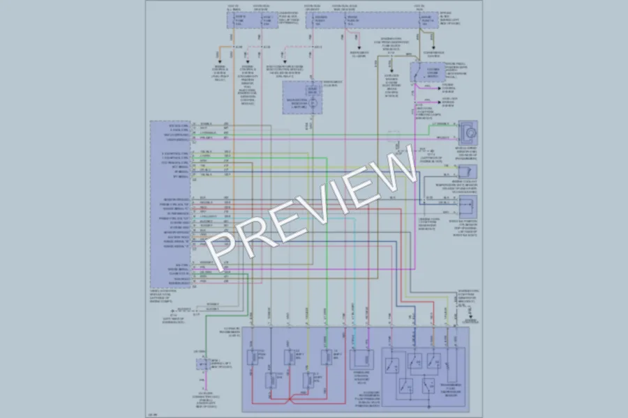 2000 GMC Safari Transmission wiring diagram preview