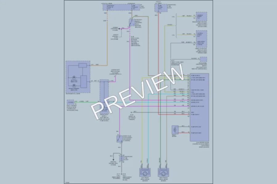 2000 GMC Sonoma Anti Lock Brakes wiring diagram preview