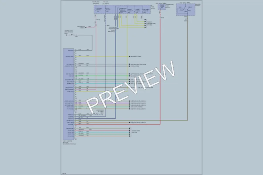 2000 GMC Denali Body Computer wiring diagram preview