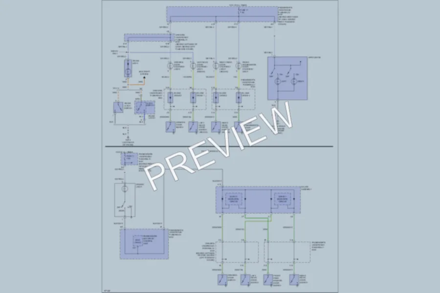 2000 Honda Accord Interior Lights wiring diagram preview