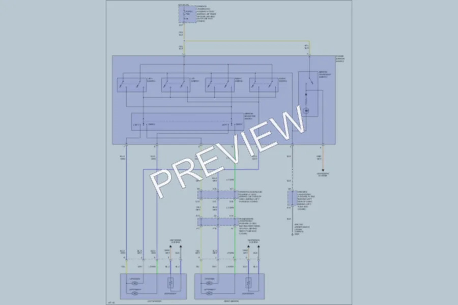 2000 Honda Accord Power Mirrors wiring diagram preview