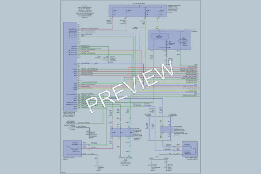 2000 Honda Accord Supplemental Restraints wiring diagram preview