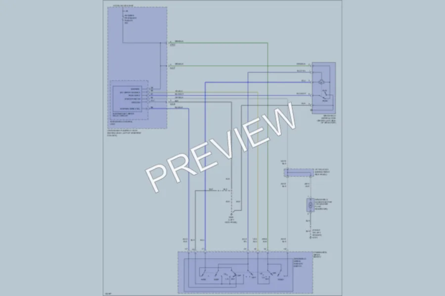 2000 Honda CRV Wiper Washer wiring diagram preview