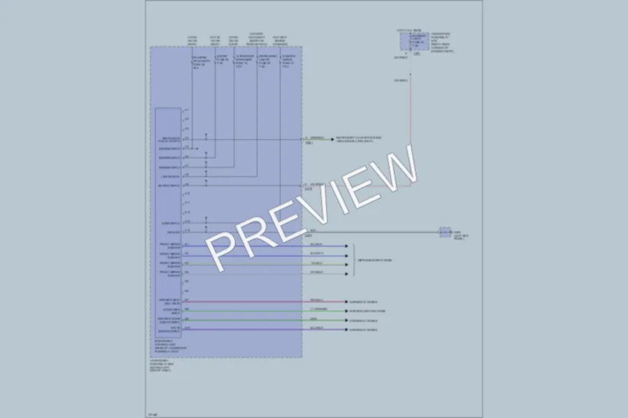 2000 Honda Civic Body Computer wiring diagram preview