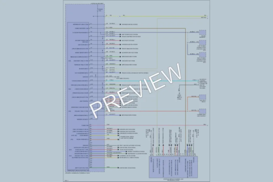 2000 Honda Odyssey Body Computer wiring diagram preview