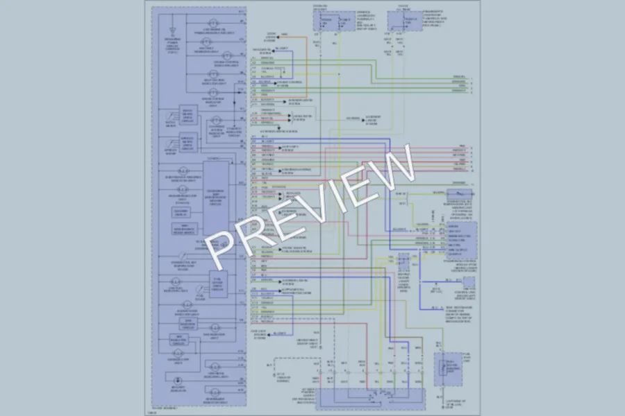 2000 Honda Odyssey Instrument Cluster wiring diagram preview